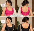 Reversible Stretchable Cotton Ulta-Palti Sleeveless Padded Blouse